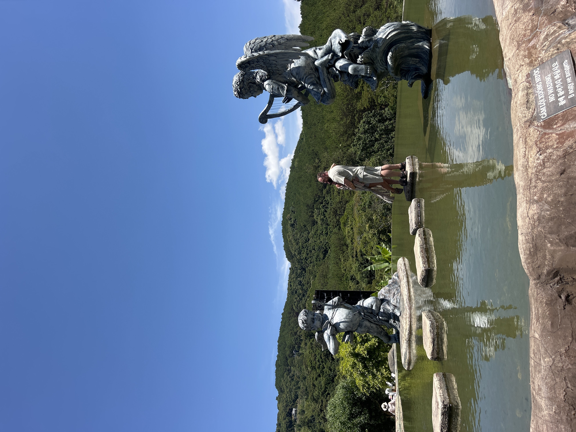Tourist attraction sculptures documented in Da Lat, Vietnam
