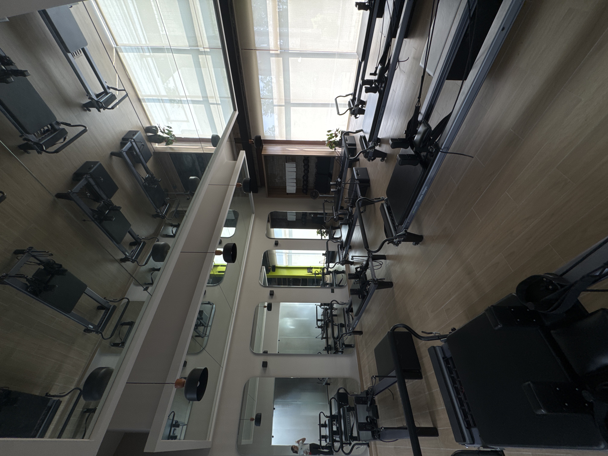 Fitness facility with Pilates studio documented in Mexico