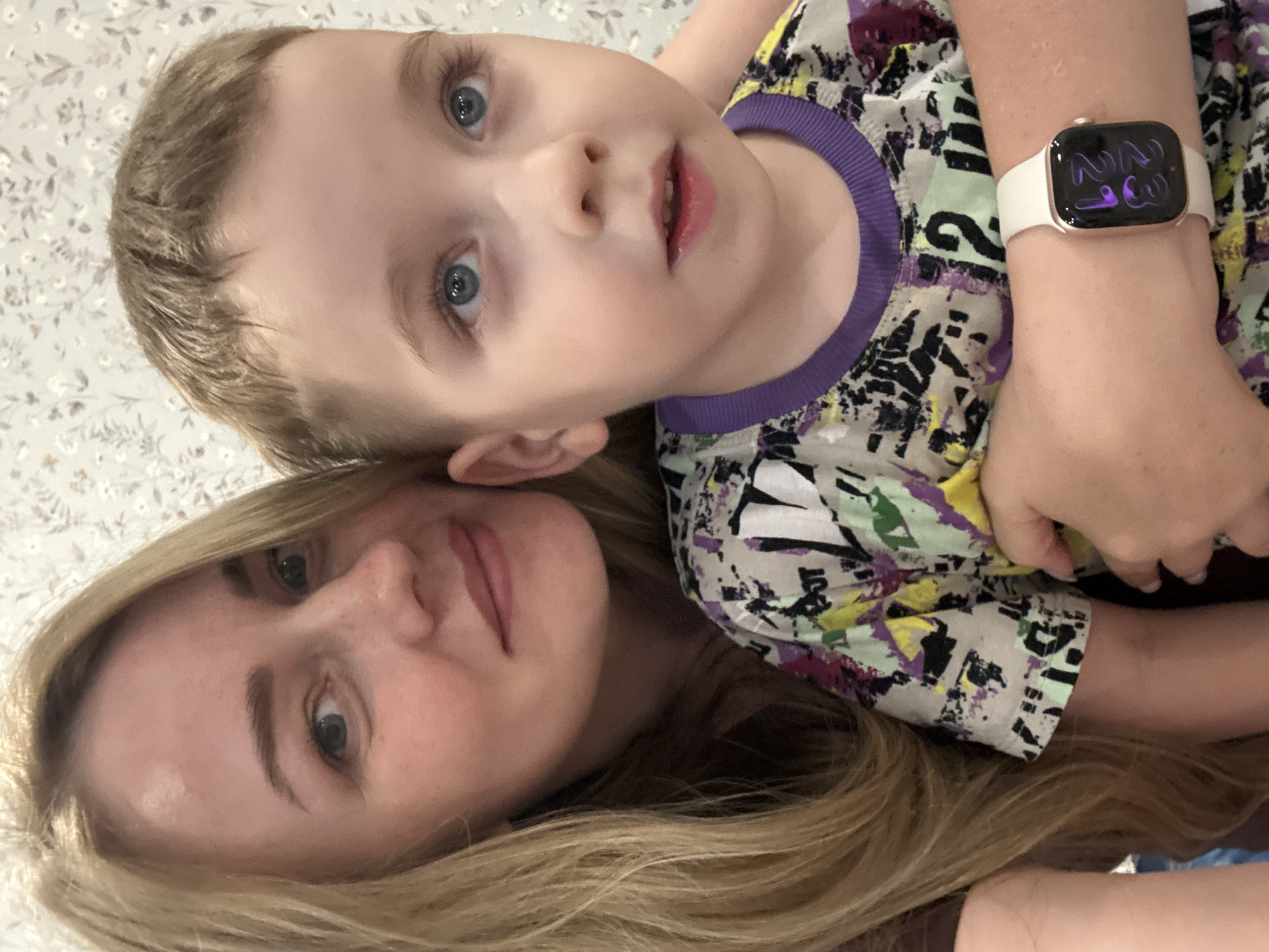 Mother and child share quiet moments in Chaikovsky