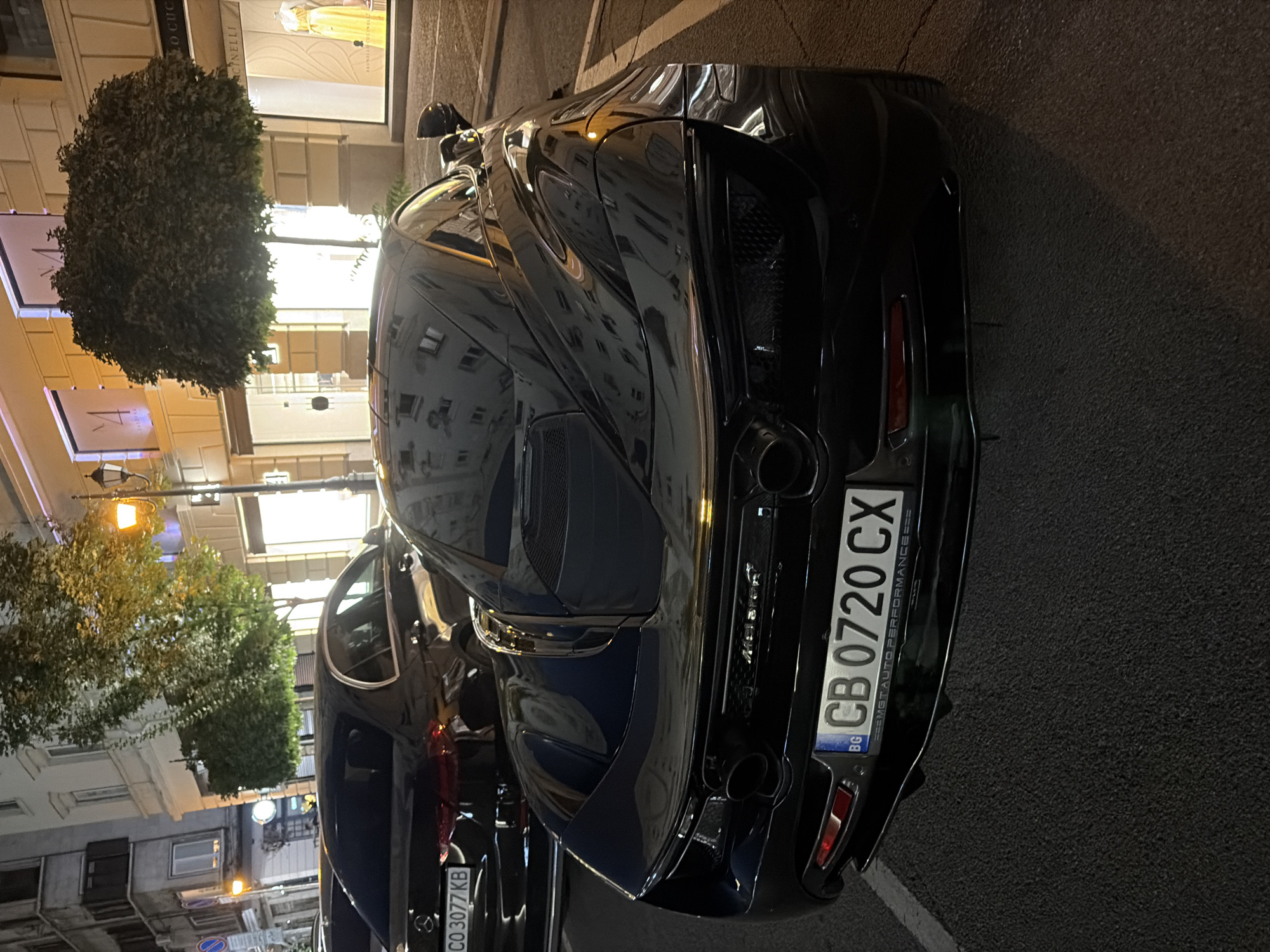 Sofia city center at night: supercars, landmarks, and street life