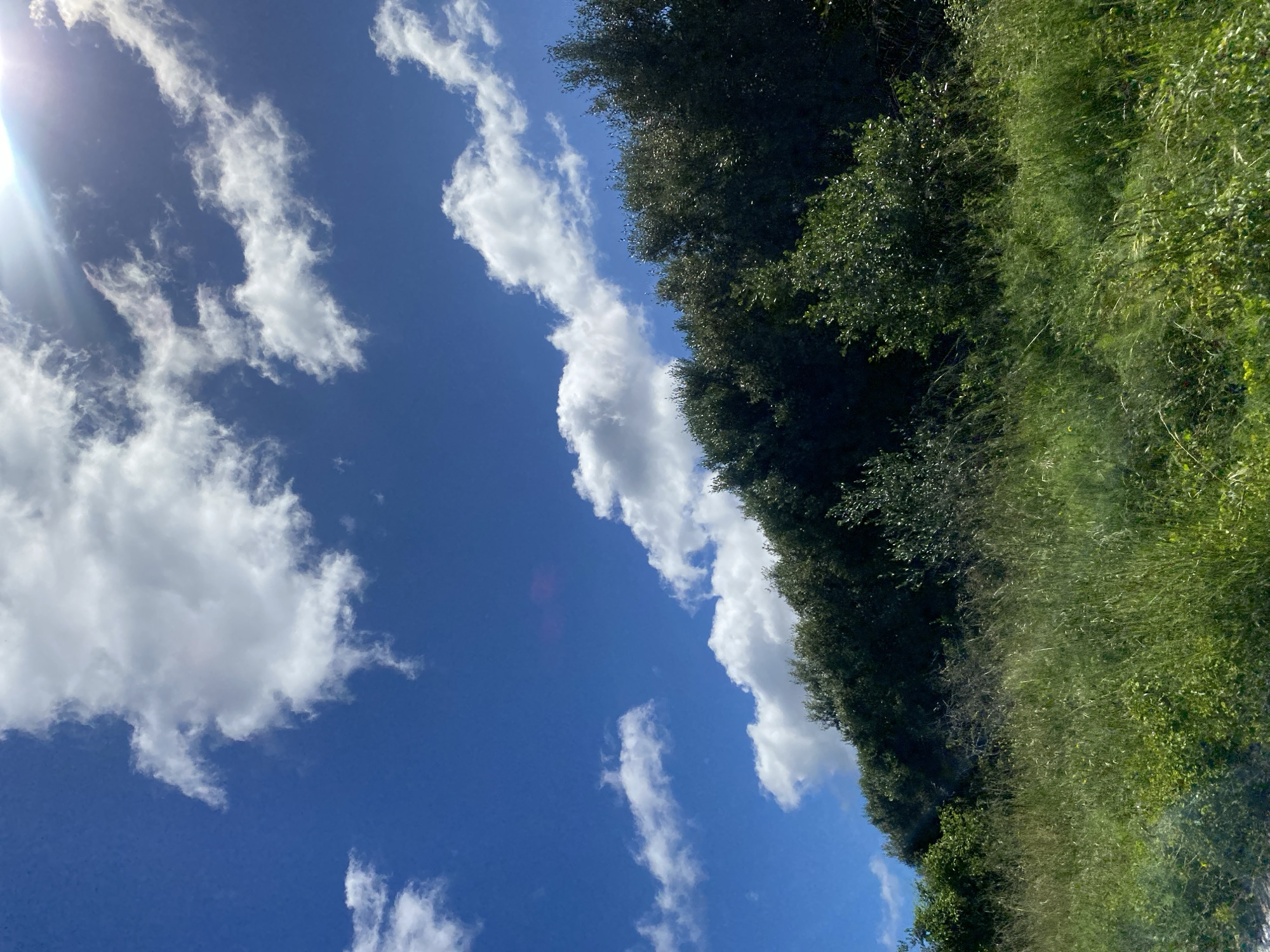 Morning drive through Sant Feliu de Codines under sunny skies