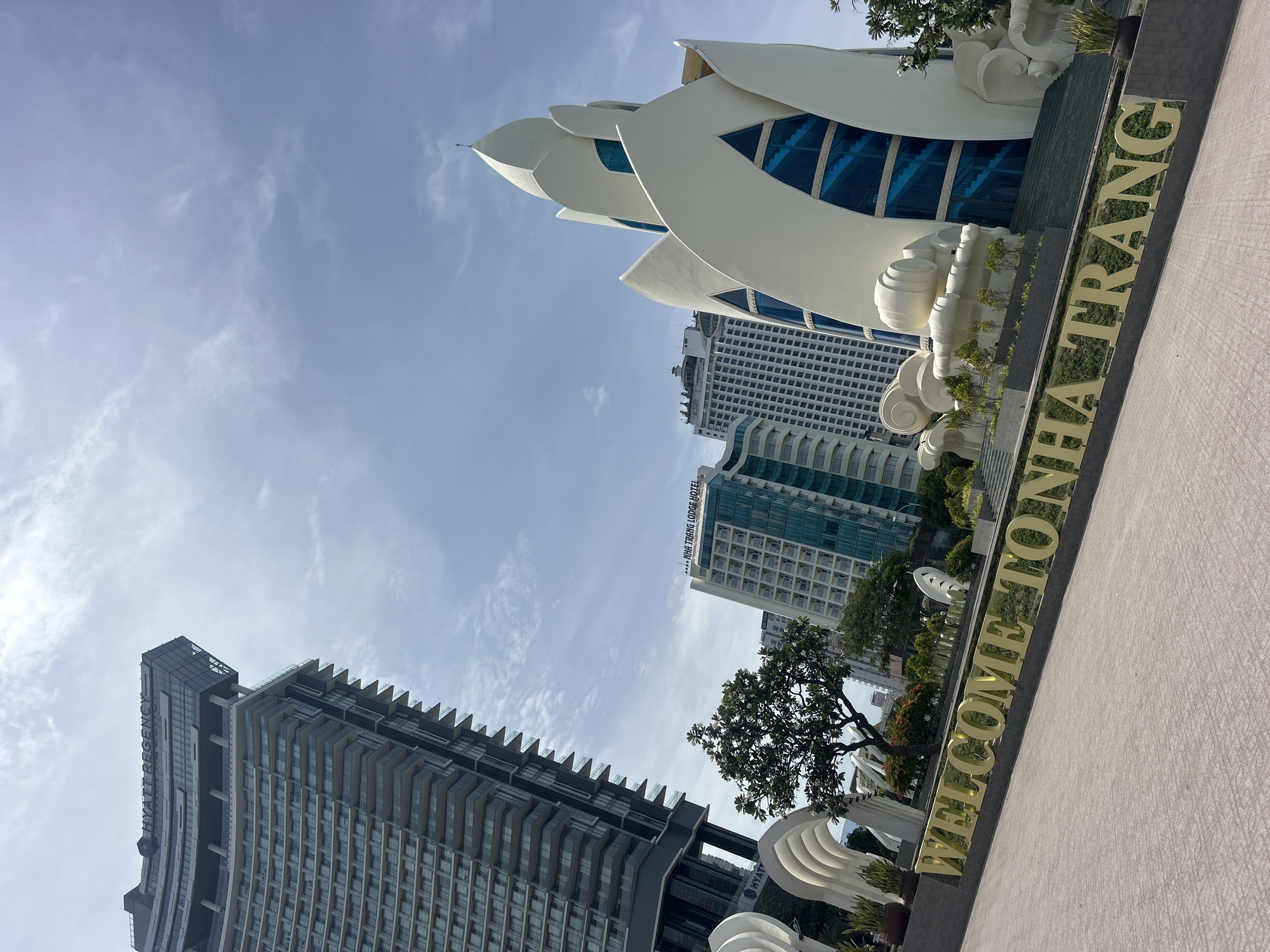 Morning documentation of Nha Trang architectural landmarks and park features