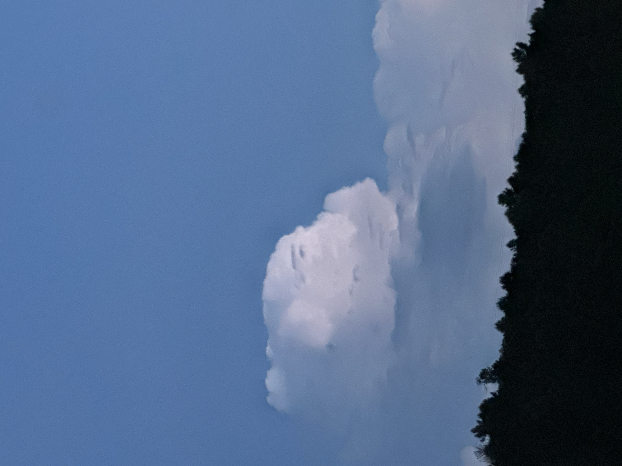 Evening sky and landscape documented in Vila Real, Portugal