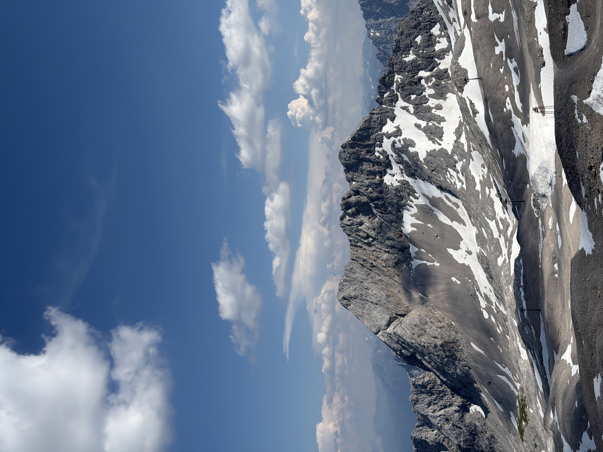 Summer afternoon at the top of the Bavarian Alps