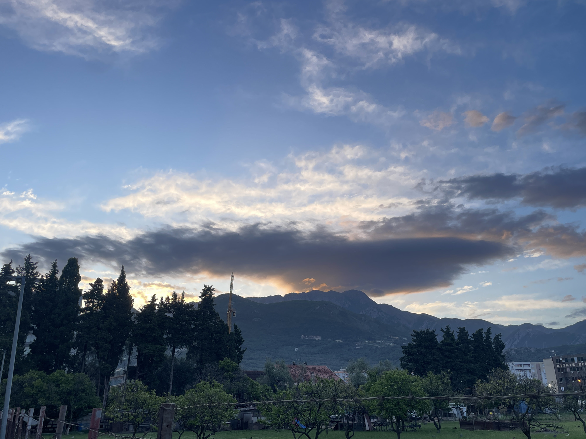 Dawn wildlife and mountain landscapes observed in Bar, Montenegro