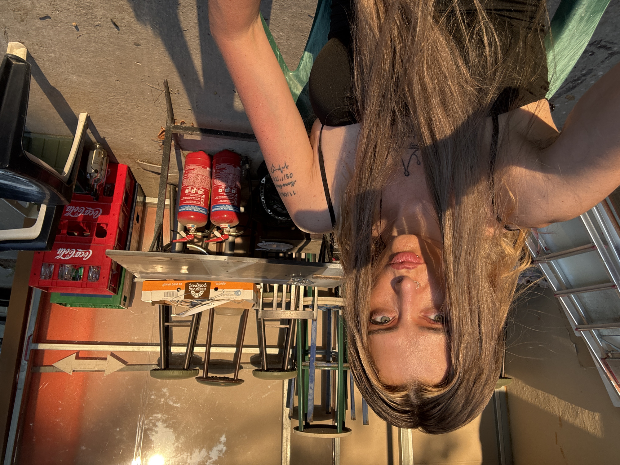 Quick selfie series — outdoors and in a car