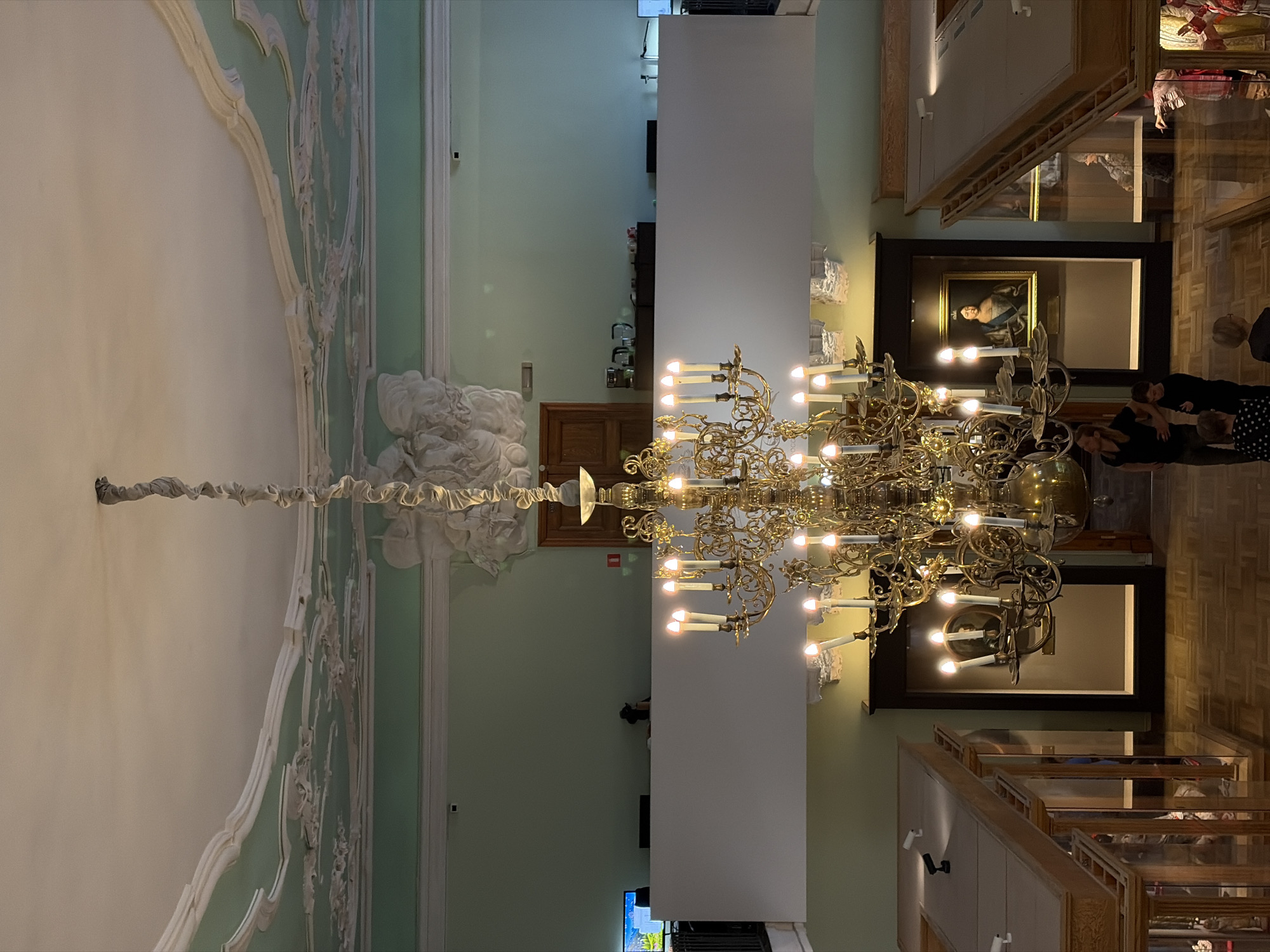 Ornate interior details documented at Saint Petersburg cultural institution