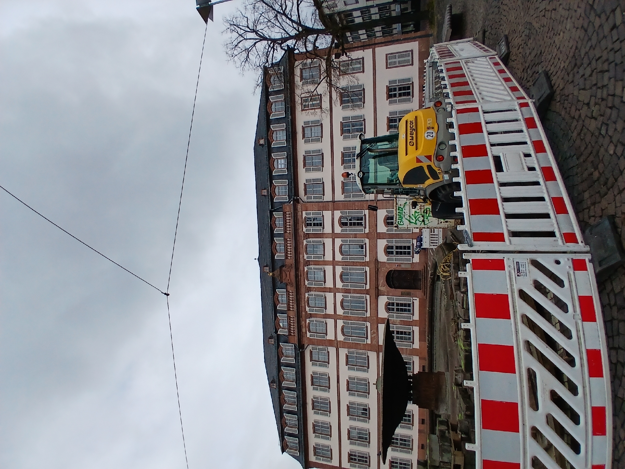 Central Darmstadt landmarks and street scenes documented Sunday morning