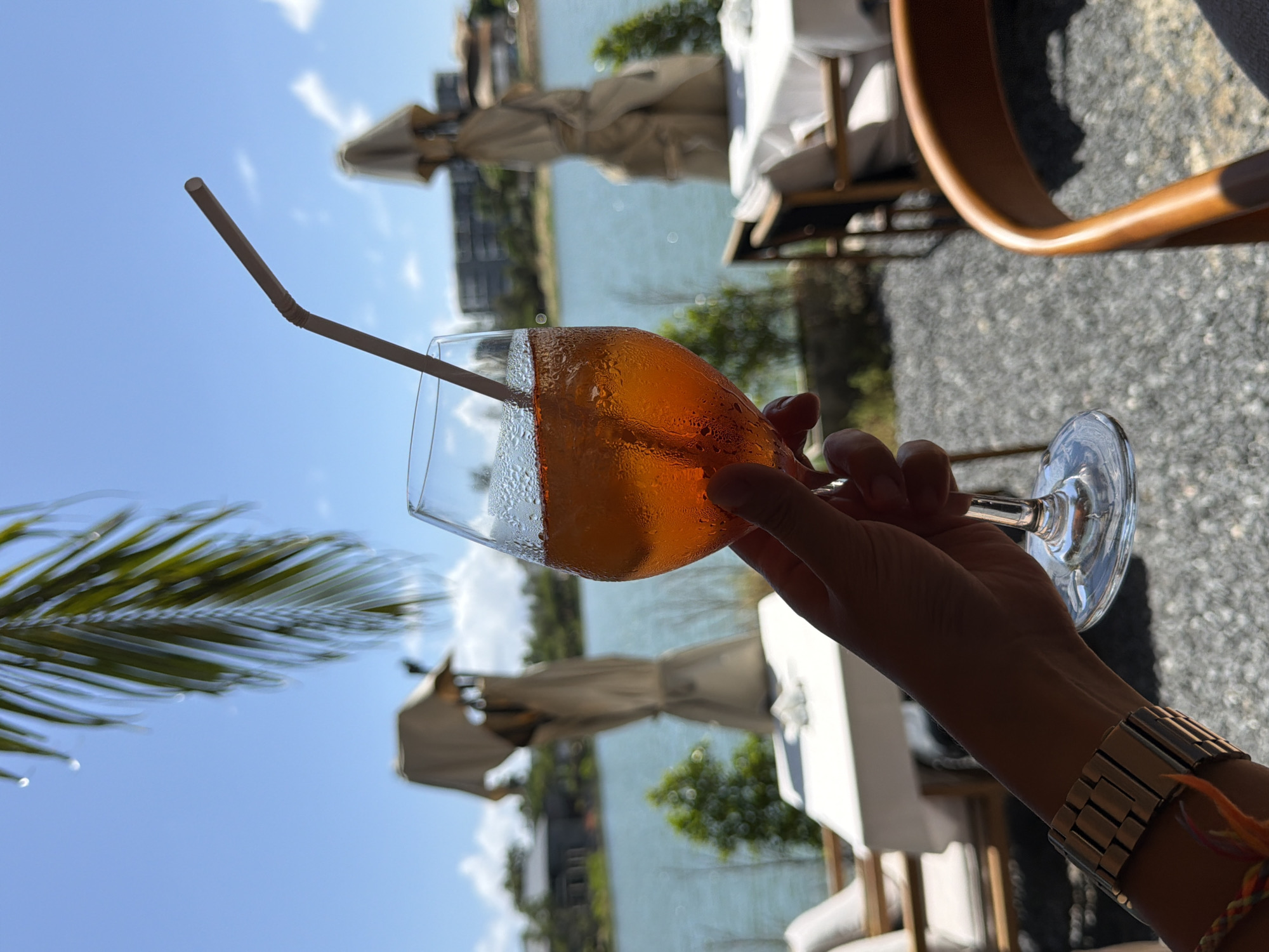 Tuesday morning drinks in Choeng Thale, Thailand