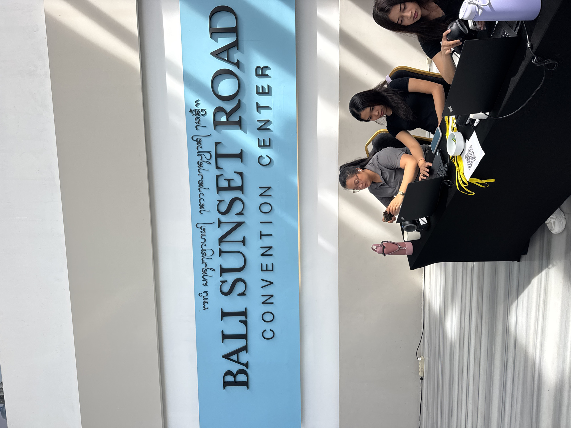 Home expo activity documented at Bali convention center