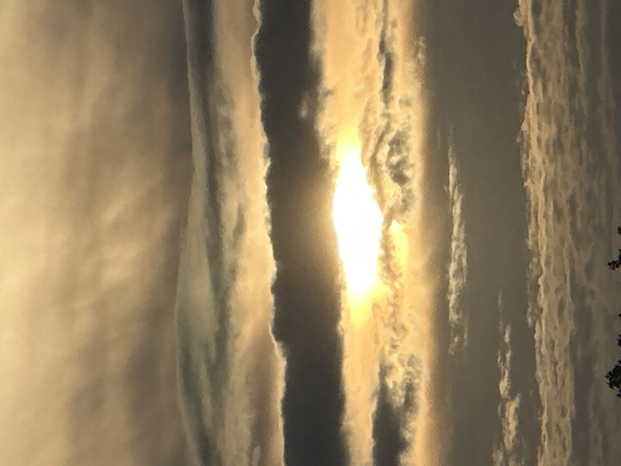 Sunset sky and backyard moments in Nizhny Novgorod