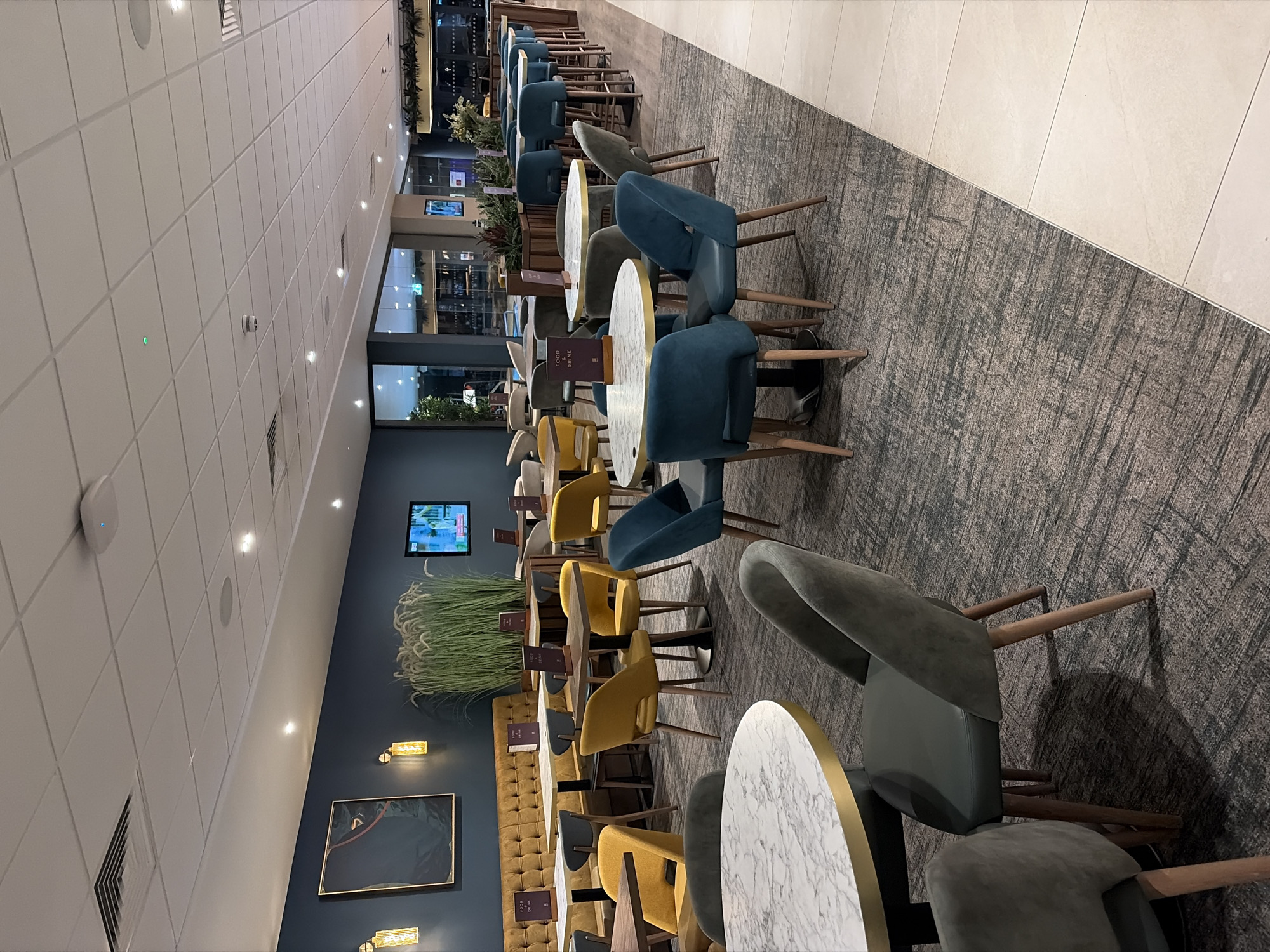 Airport lounge interior documented in West Suffolk