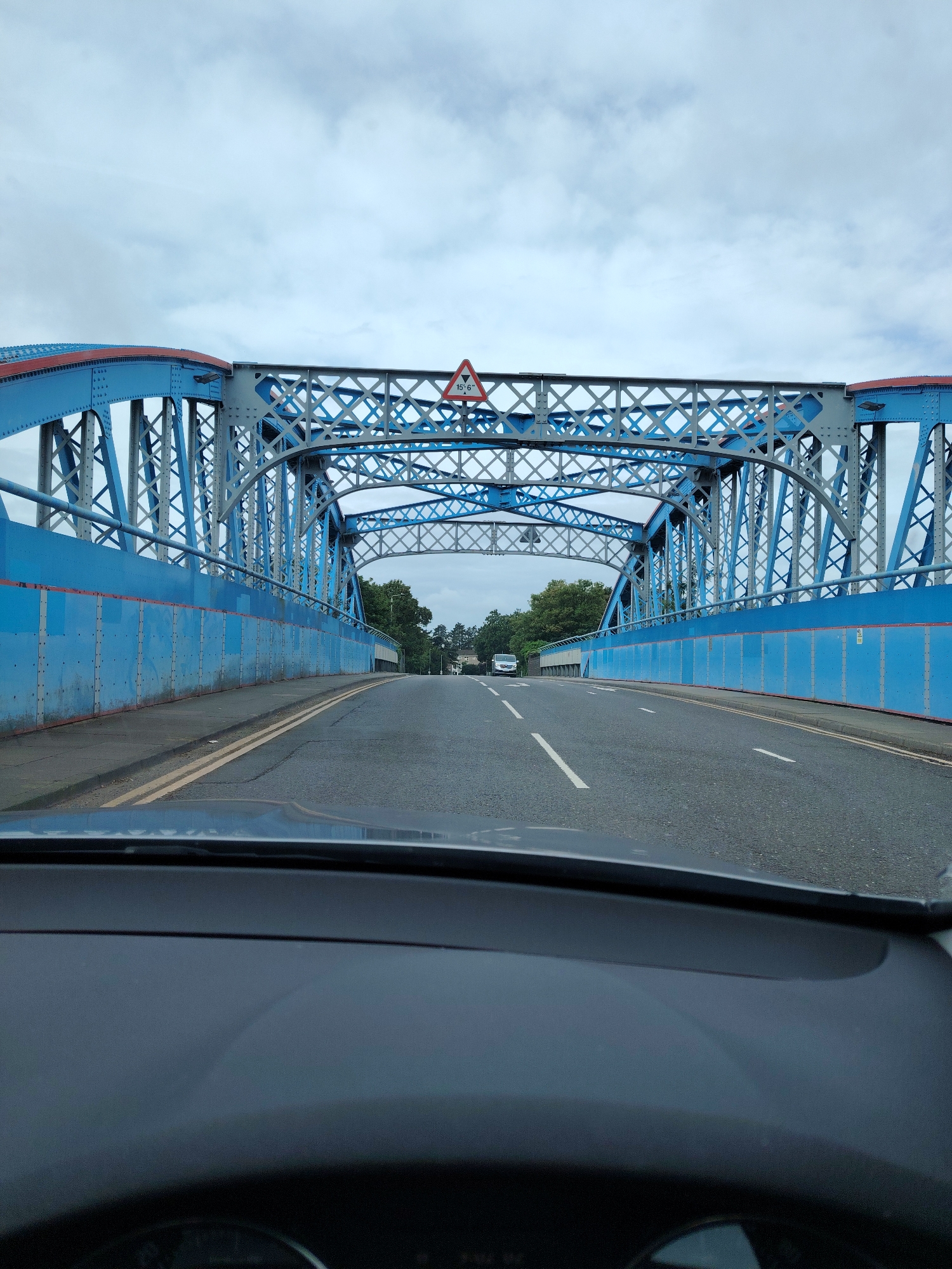 Morning drive through central Peterborough captures local landmarks