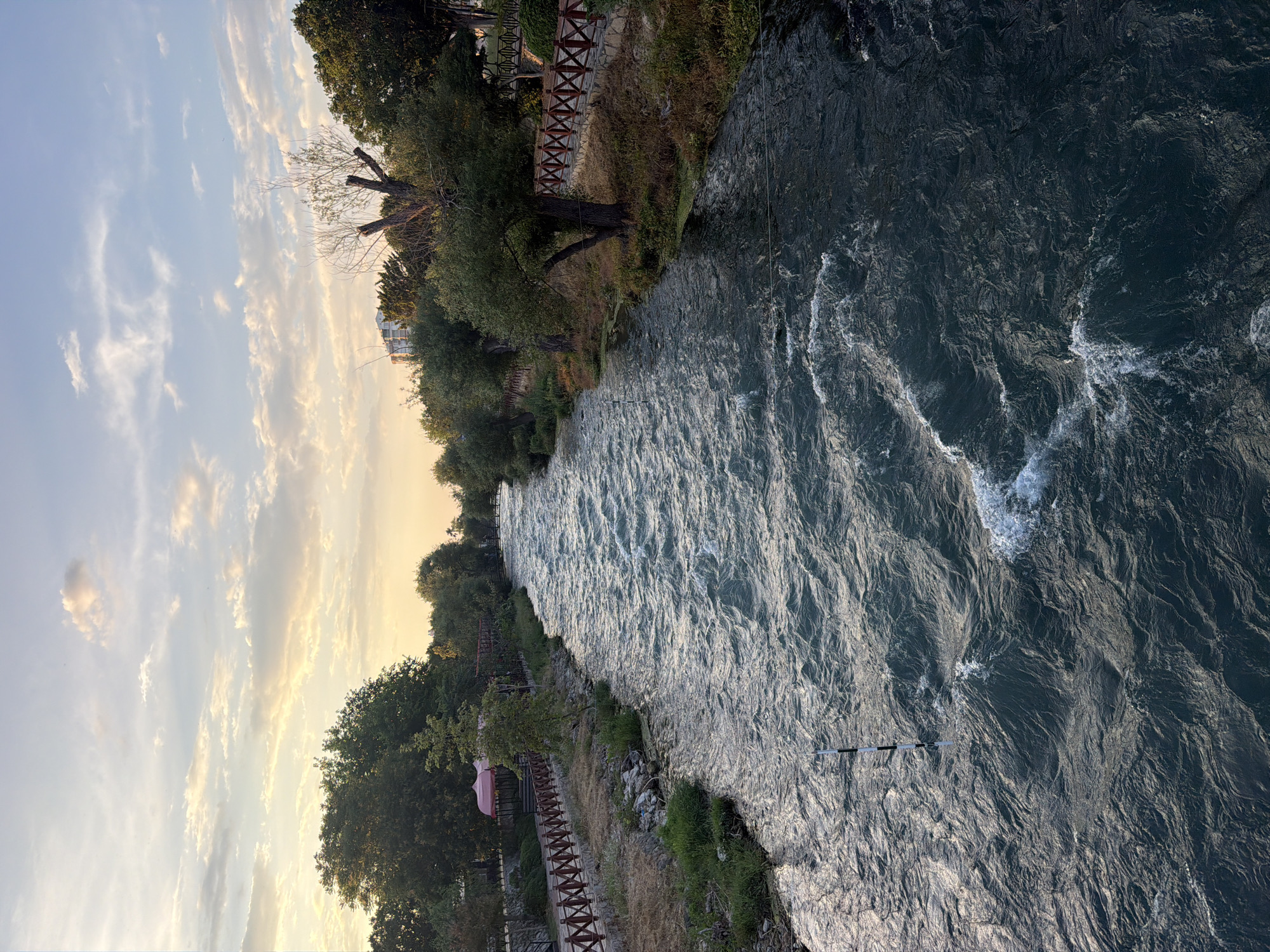 Witness documents scenic Antalya waterfront and parks during sunset