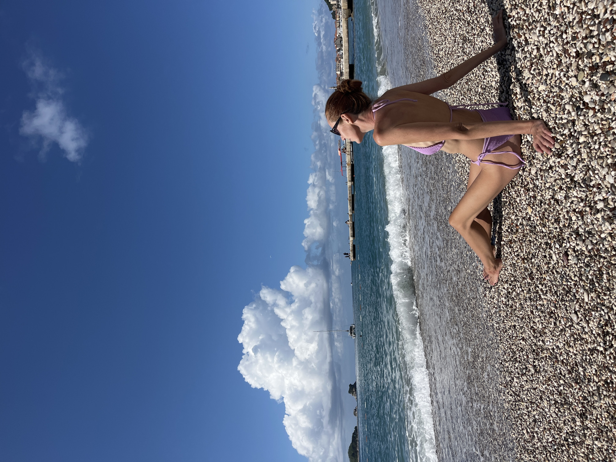 Morning scenes captured across Budva's beach and residential areas