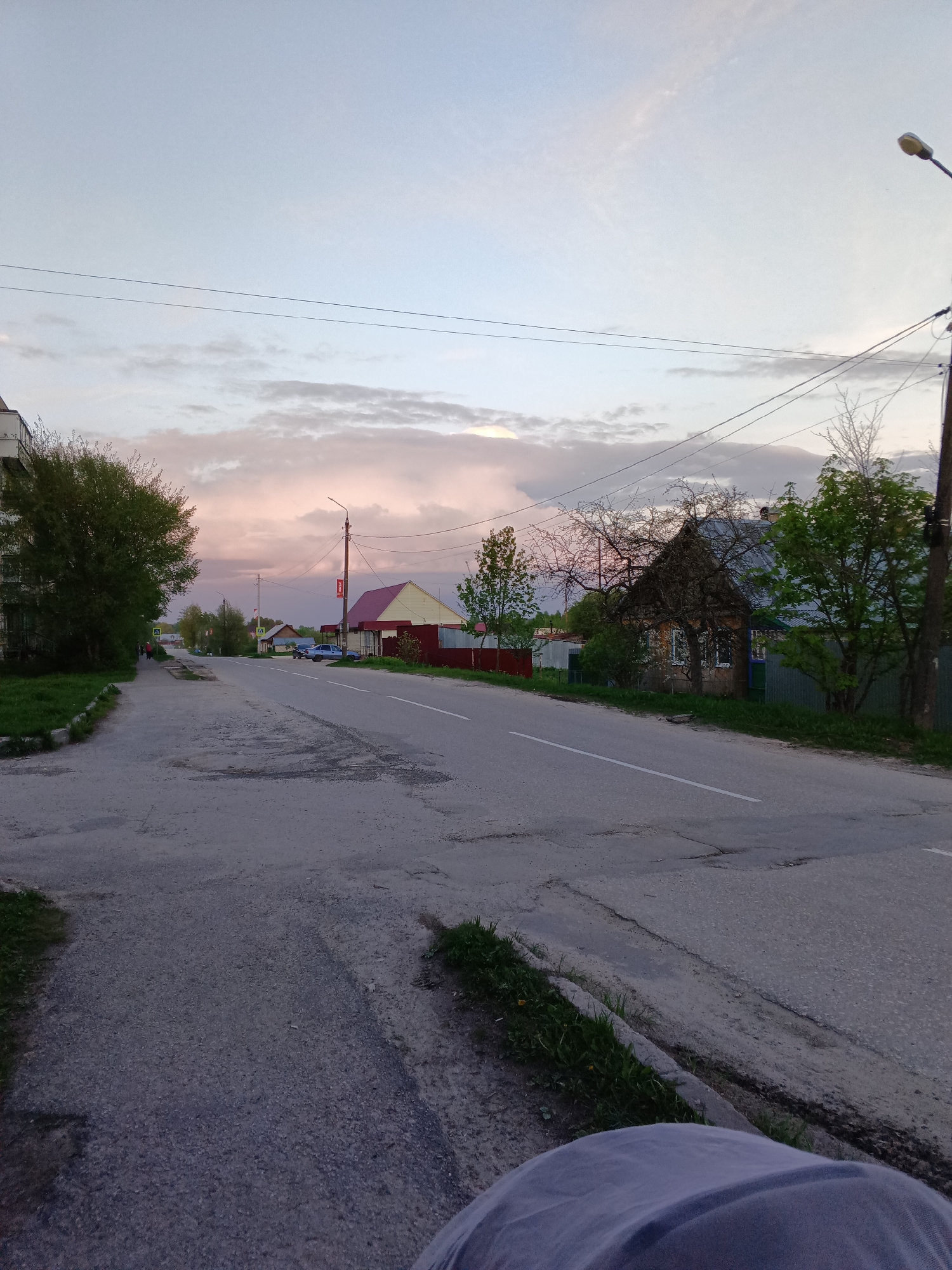 Street scenes documented in Andreyevo, Russia
