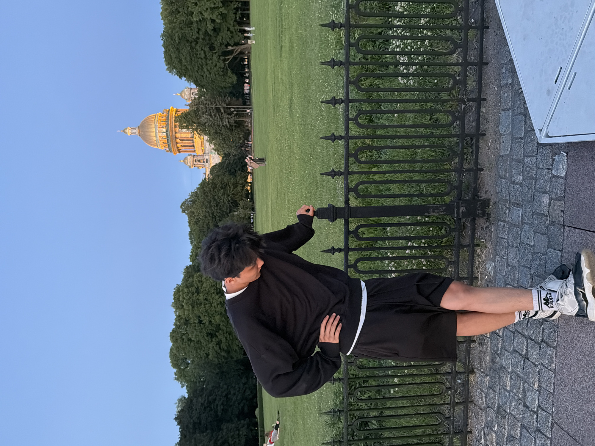 Evening hangout near St. Isaac's Cathedral, Saint Petersburg