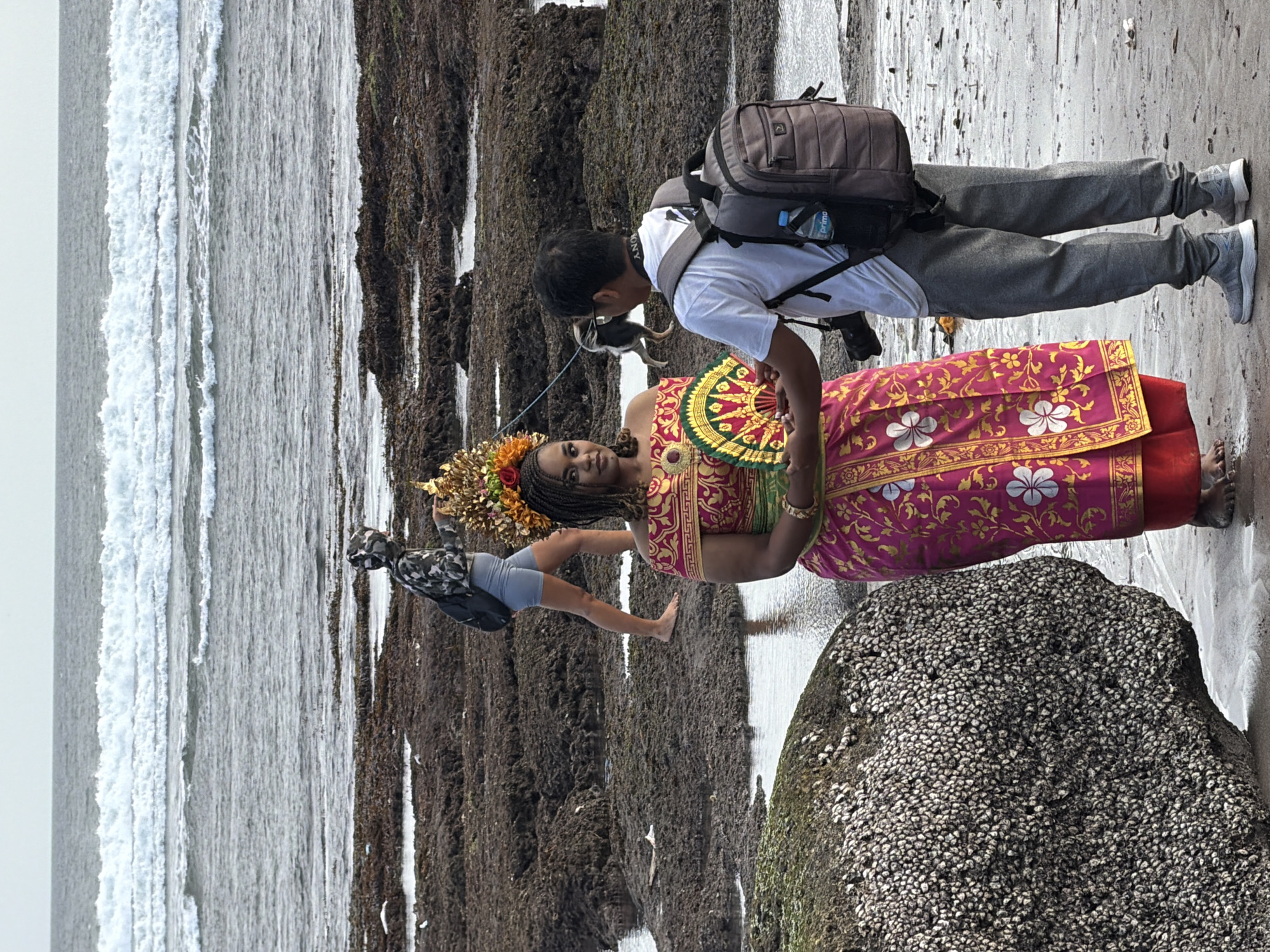 A typical morning on North Kuta beach, Bali