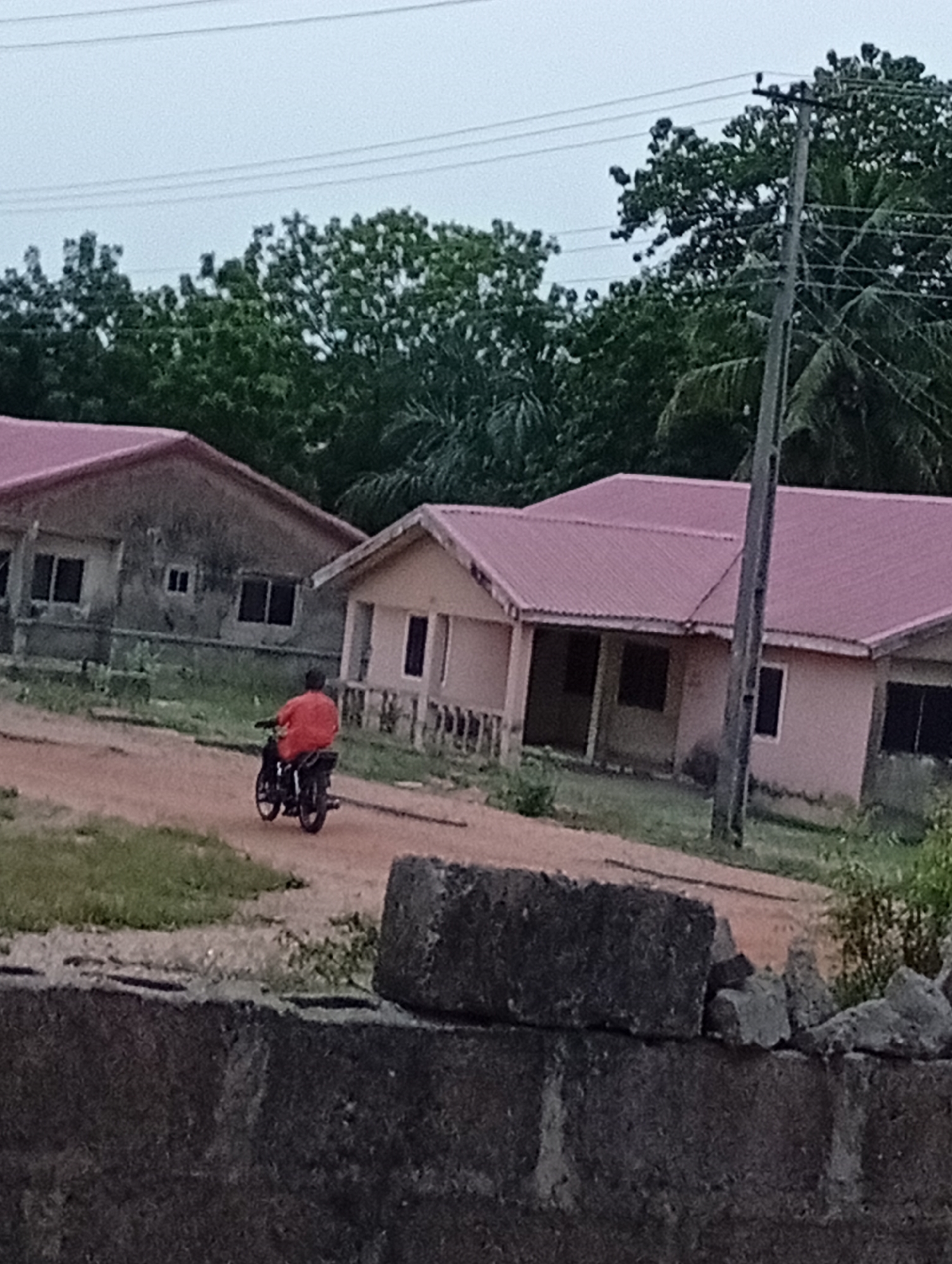 Daily life captured in semi-rural residential area