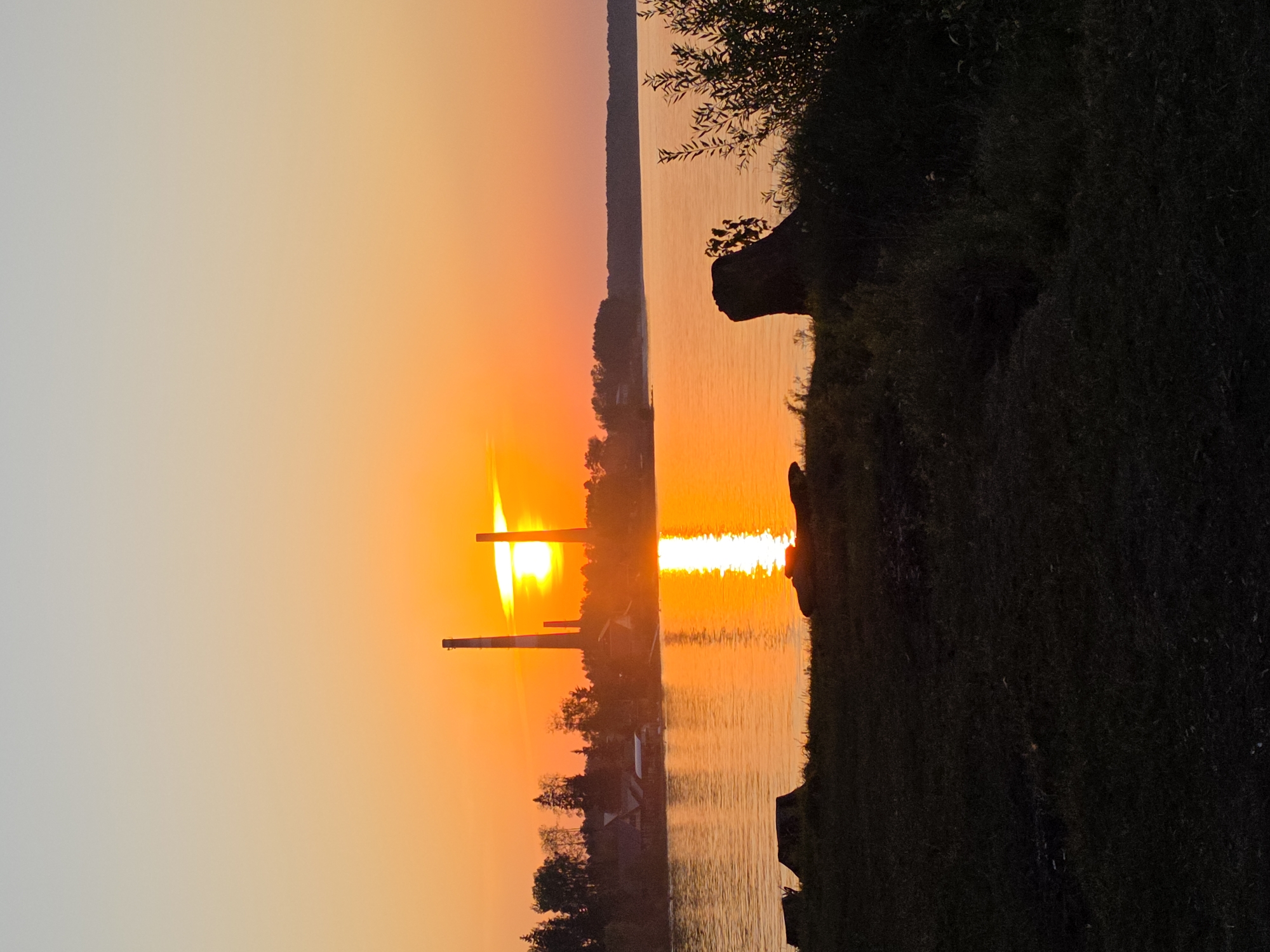 Paddleboard outing wraps up at sunset on the Kama River