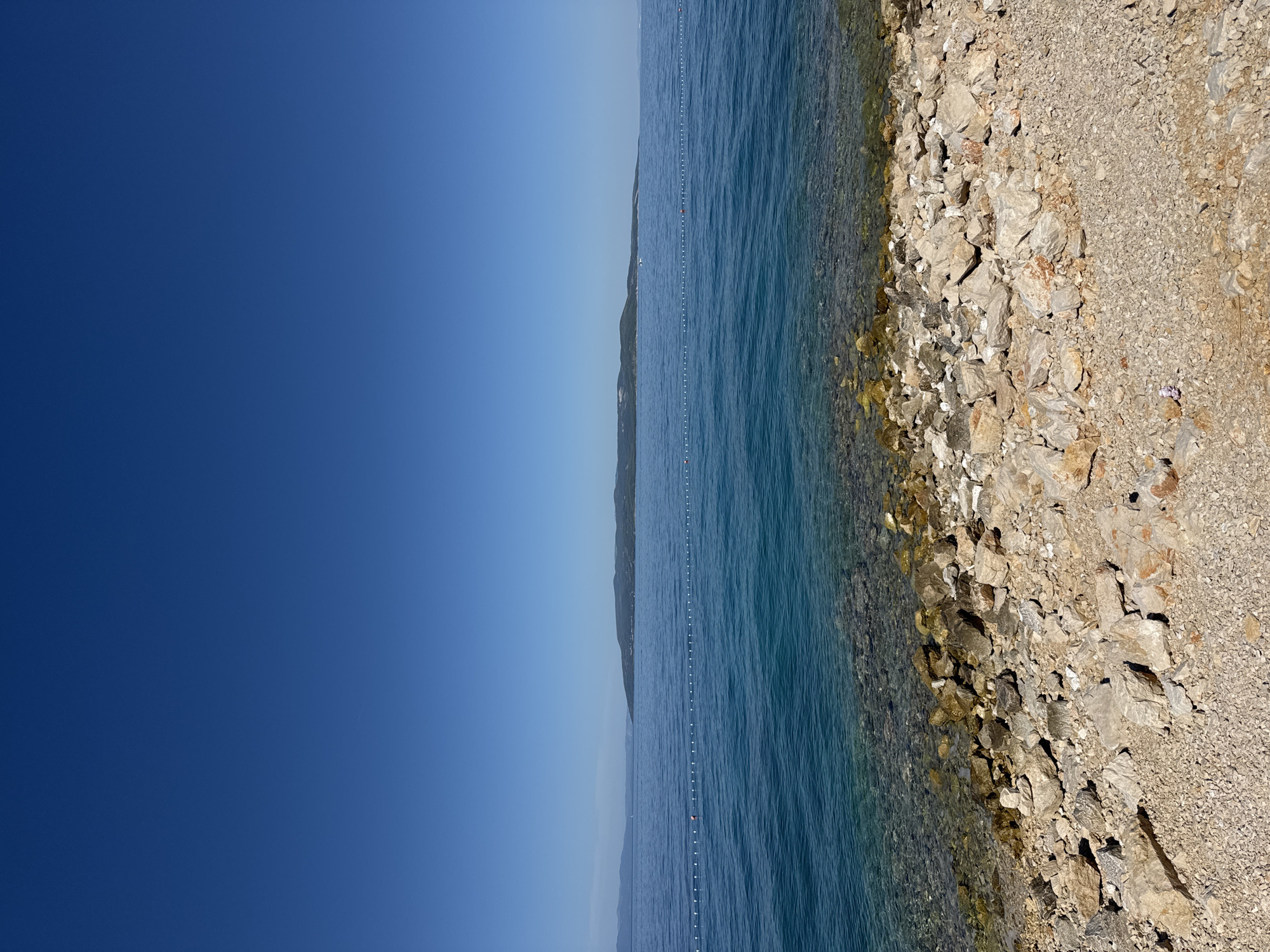 Morning walk along Makarska's Adriatic coastline and promenade