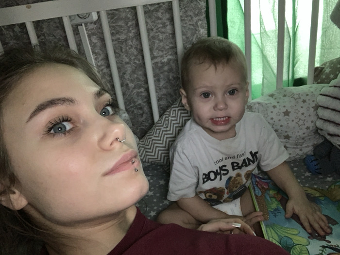 Domestic family moments documented in Foki, Russia