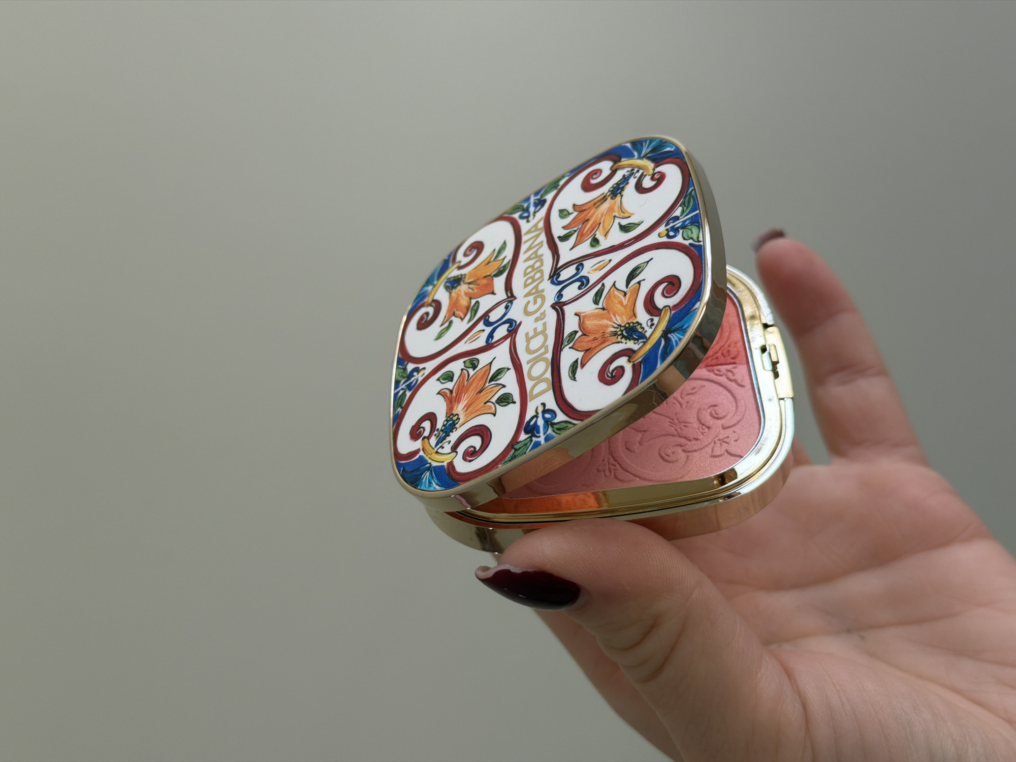 Morning beauty routine with luxury cosmetics and coffee in Latvia
