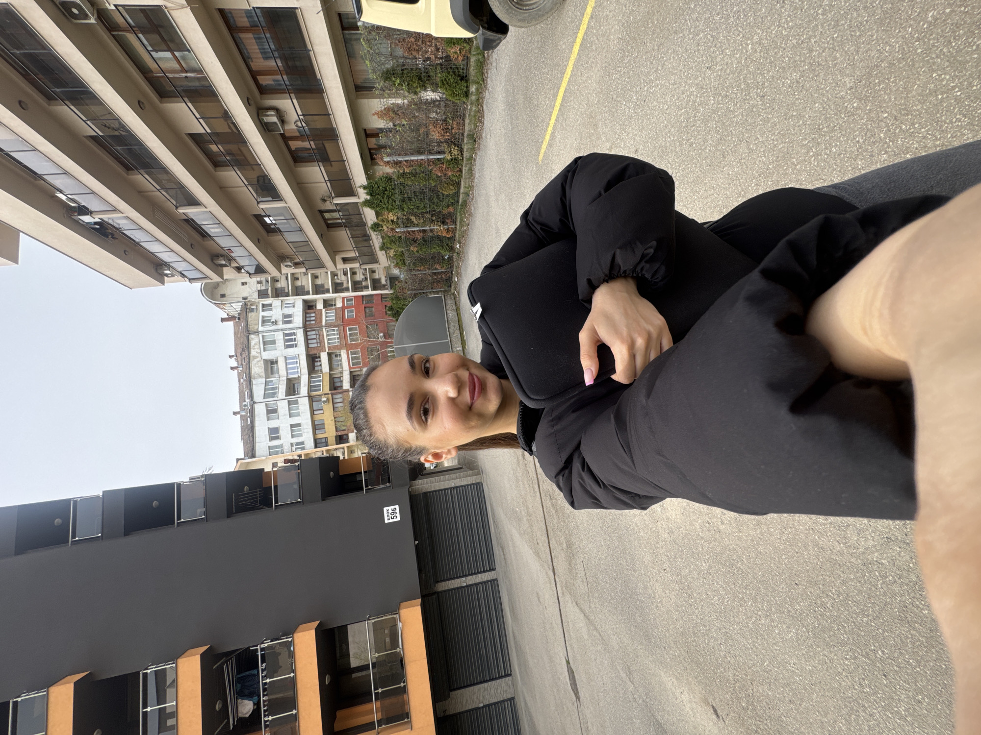 Morning street scenes and elevator incident observed in Sofia