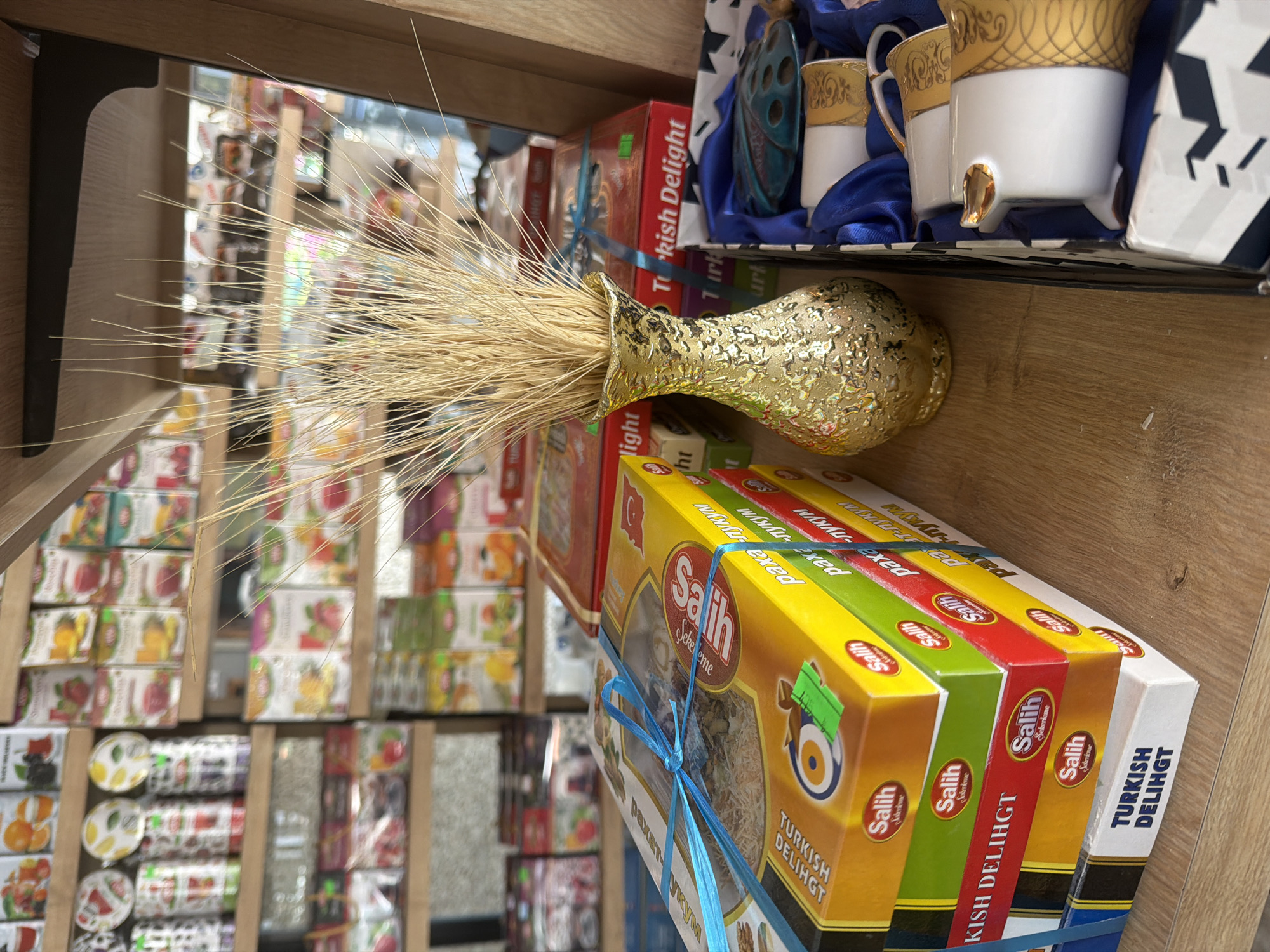 Shopping for souvenirs and gifts in a Marmaris store