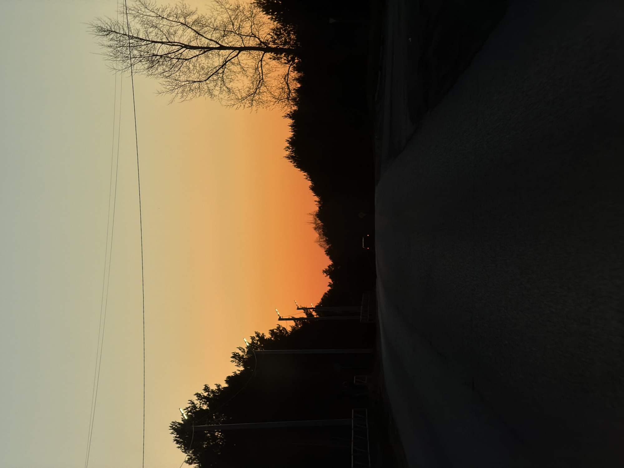 Sunset road scenes and ice cream moment captured in Chaikovsky