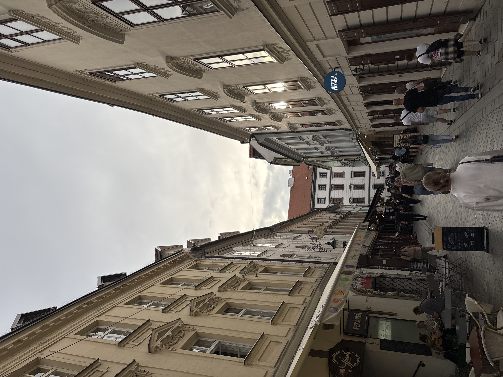 Afternoon in Bratislava's Old Town: streets, statues, and cafes