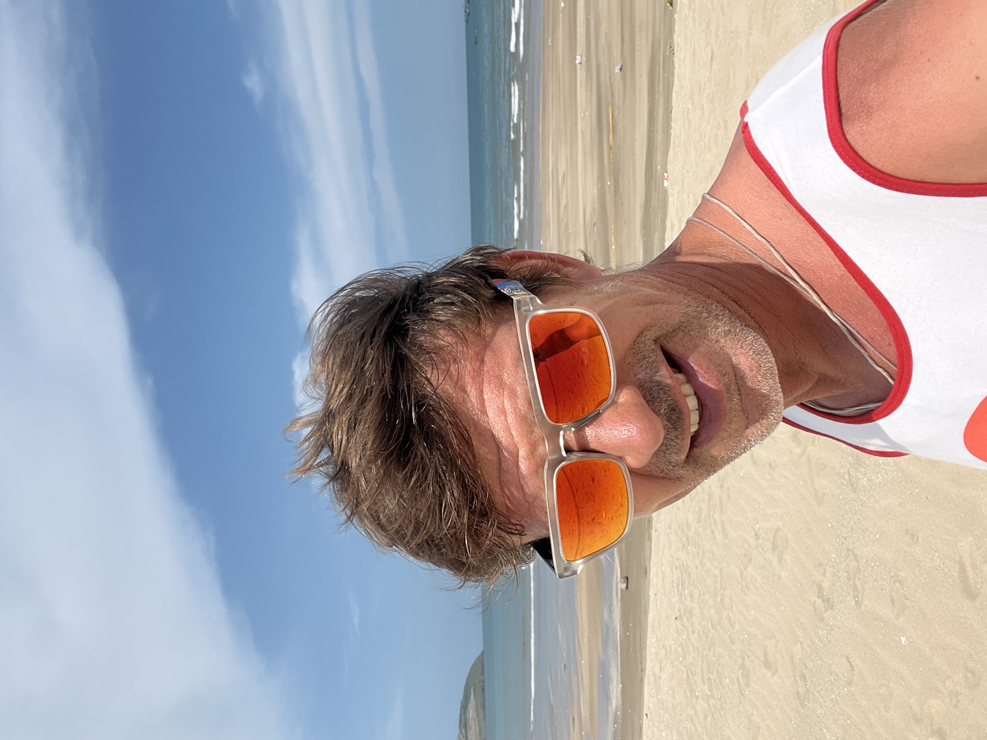 Morning beach selfies and photos in Mui Ne