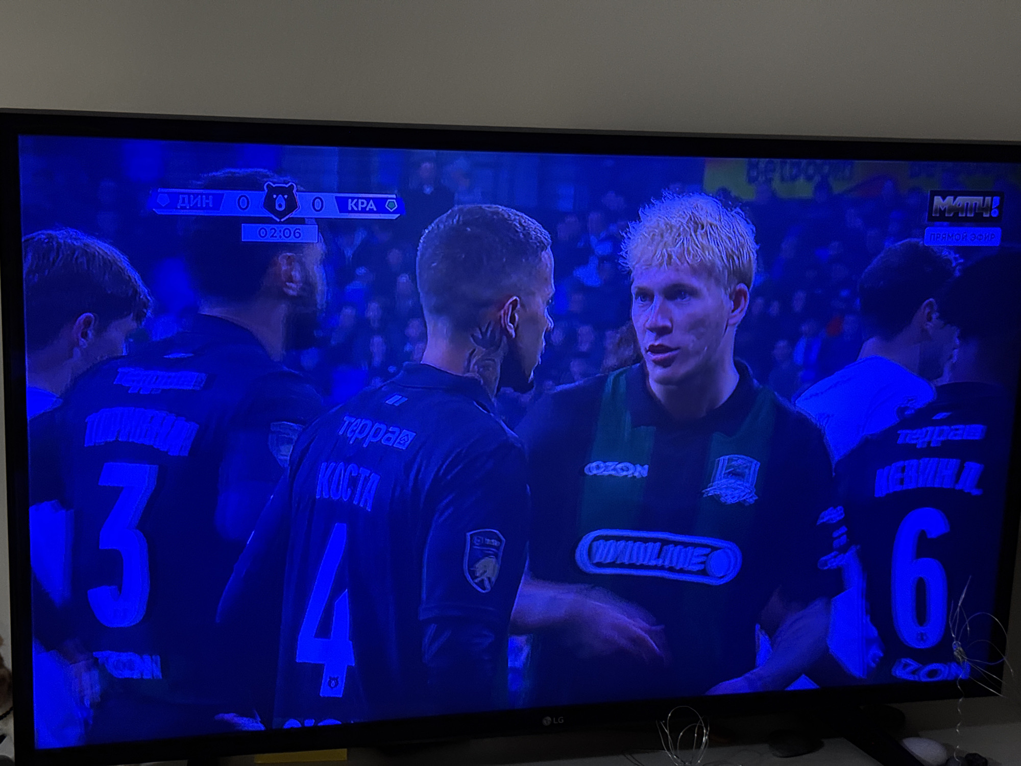 Soccer match broadcast shows 0-0 tie in Izhevsk
