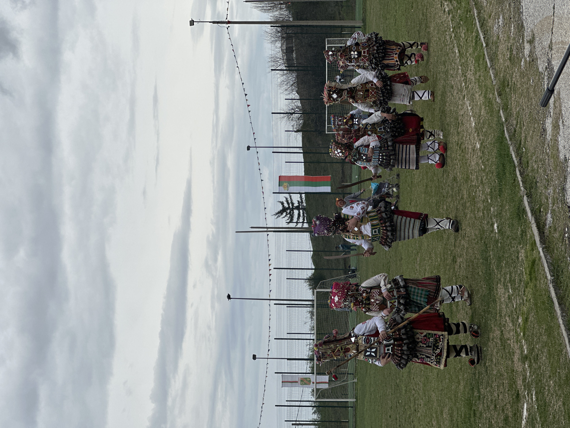 Traditional Kukeri ceremony observed in Bulgarian countryside