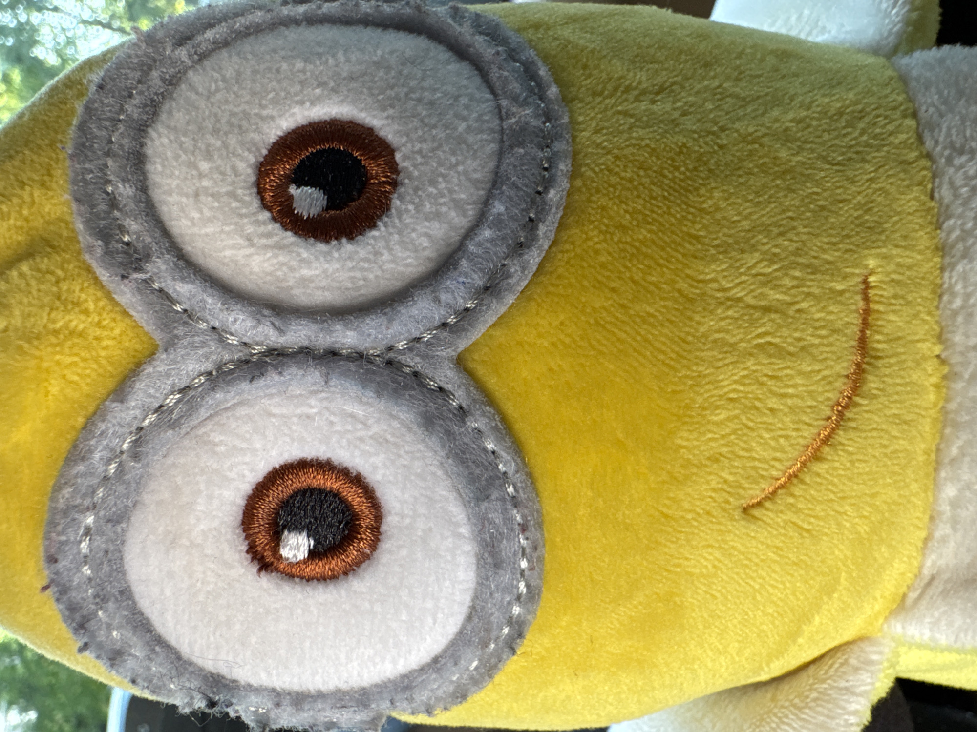 Minion plush toy photographed in Sofia, Bulgaria