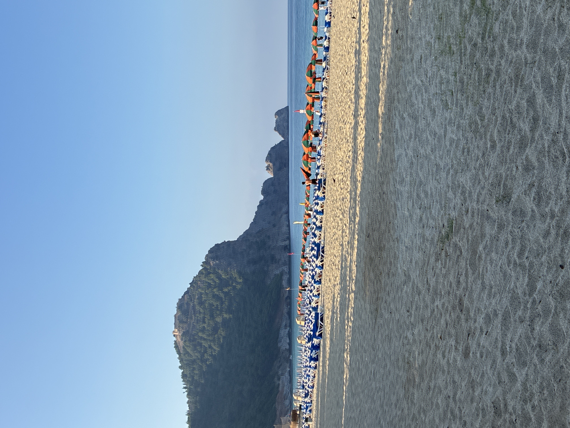 Alanya's beachfront at dawn, calm before the day begins