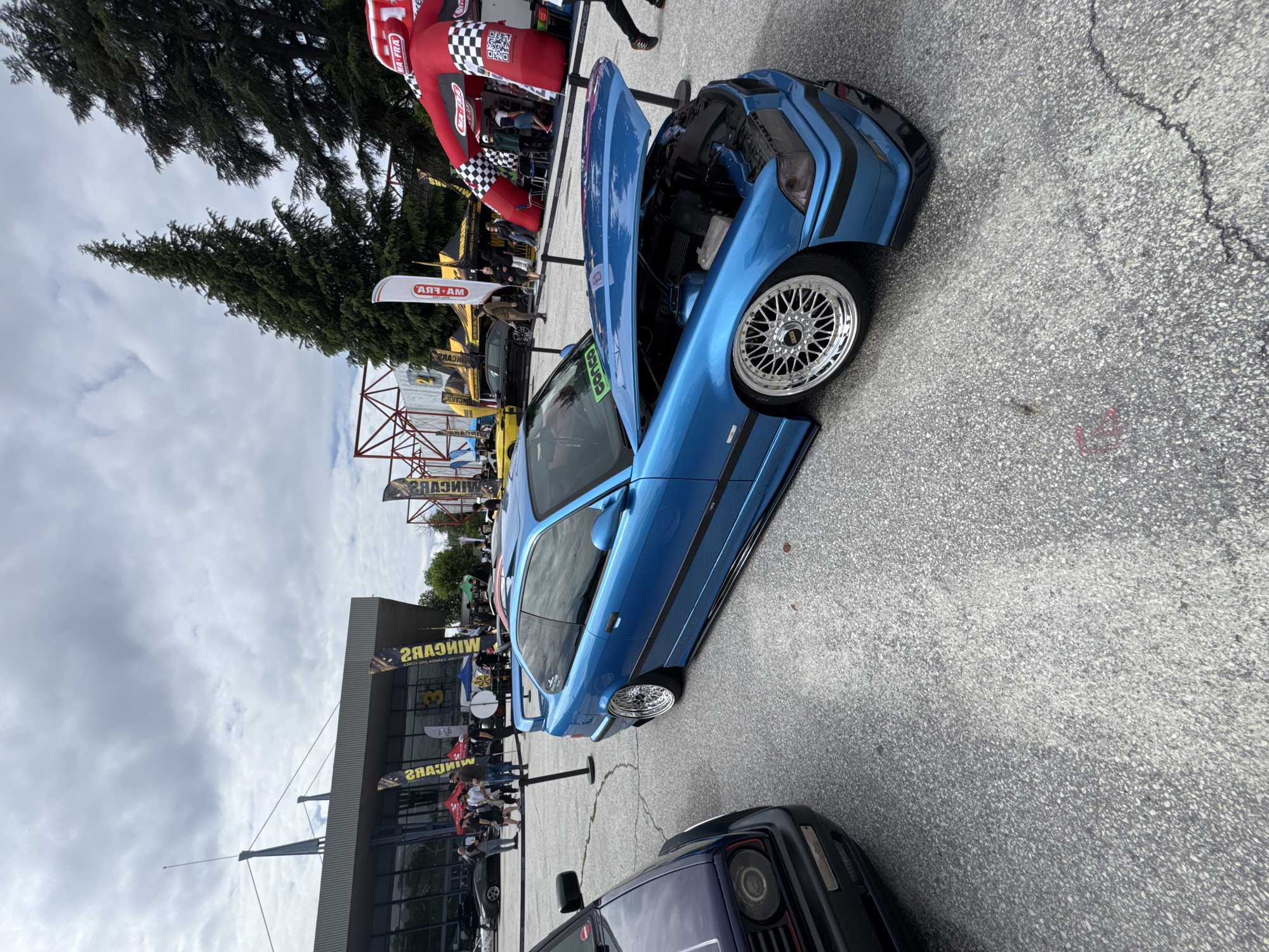 Car show and drifting event held in Plovdiv, Bulgaria