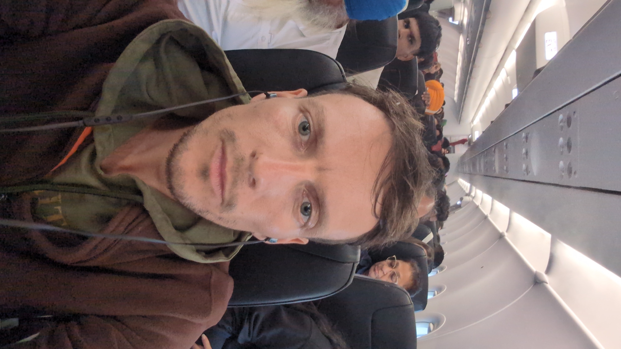 Passenger takes selfie aboard commercial flight near Sepang