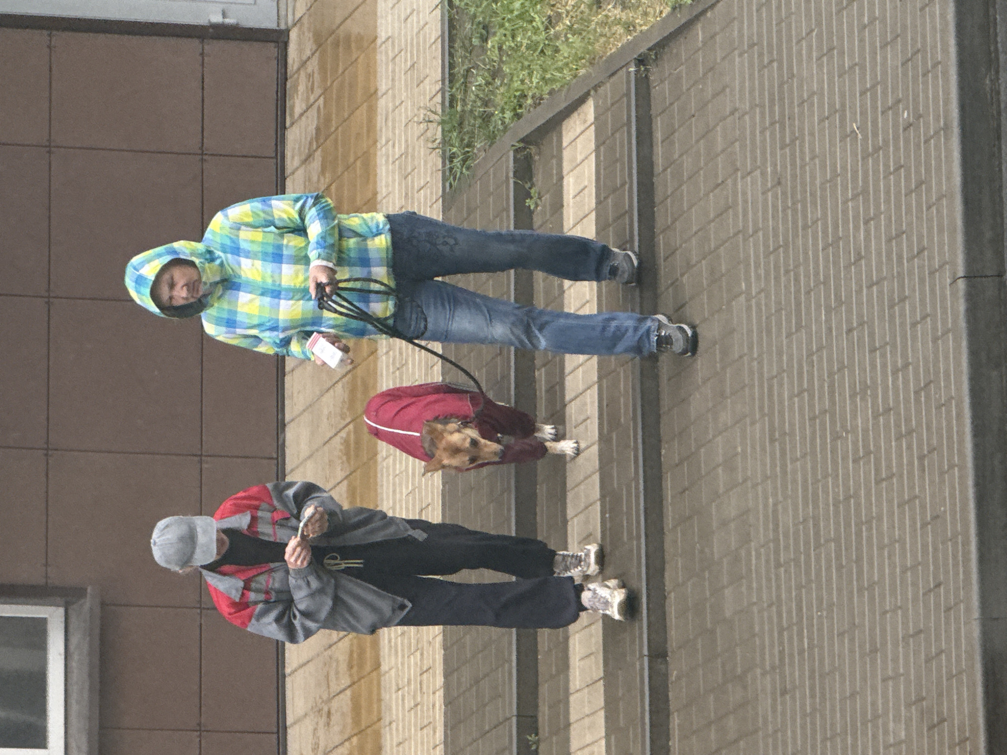 Morning street life continues despite wet weather in Rostov-on-Don