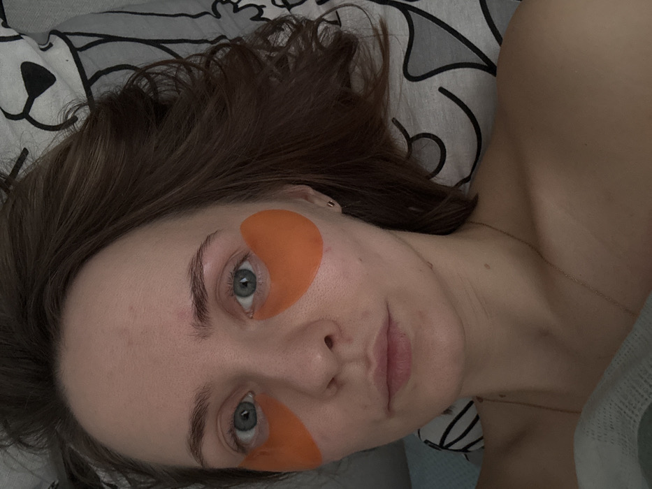Woman documents morning routine with cat in snowy Perm