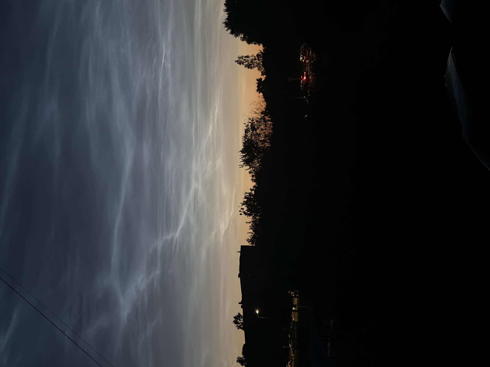Twilight gradient fades over Rezekne at dusk