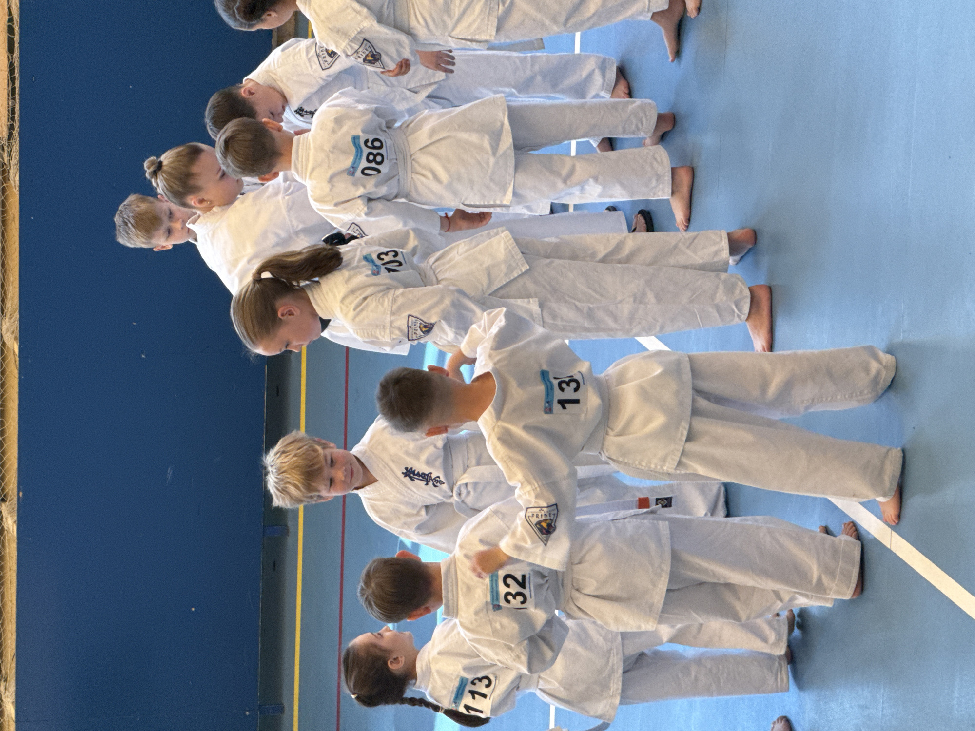 Youth karate competition held in Yekaterinburg gymnasium