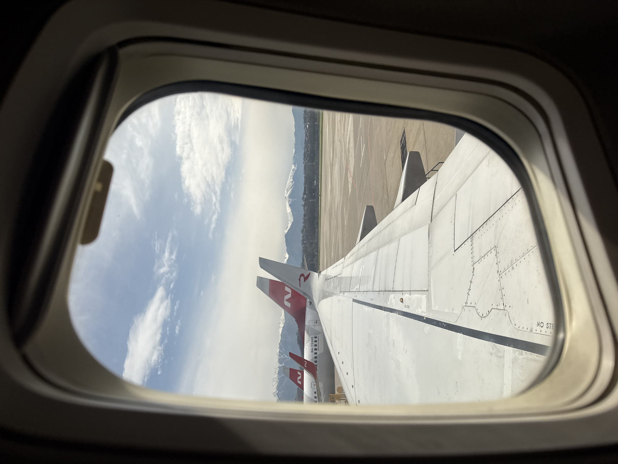 Air travel documented at Sochi airport with passenger selfies