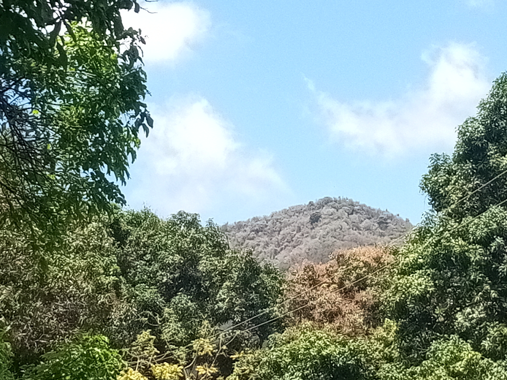 Mountain landscape captured in El Valle del Espíritu Santo, Venezuela
