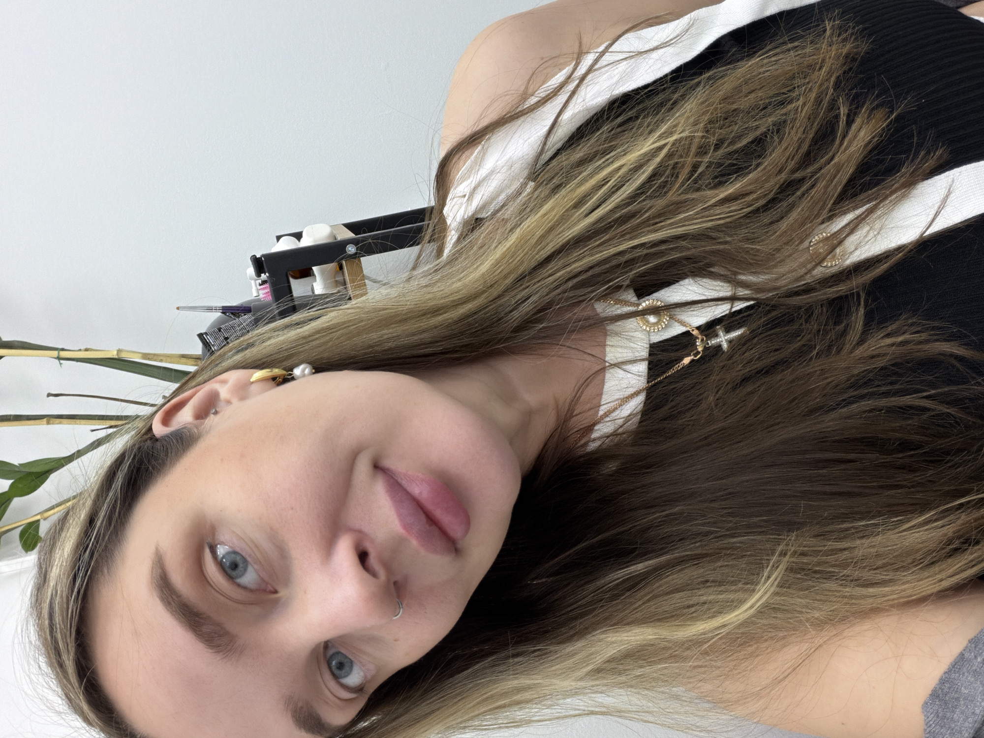 Woman Takes Morning Selfies in Moscow