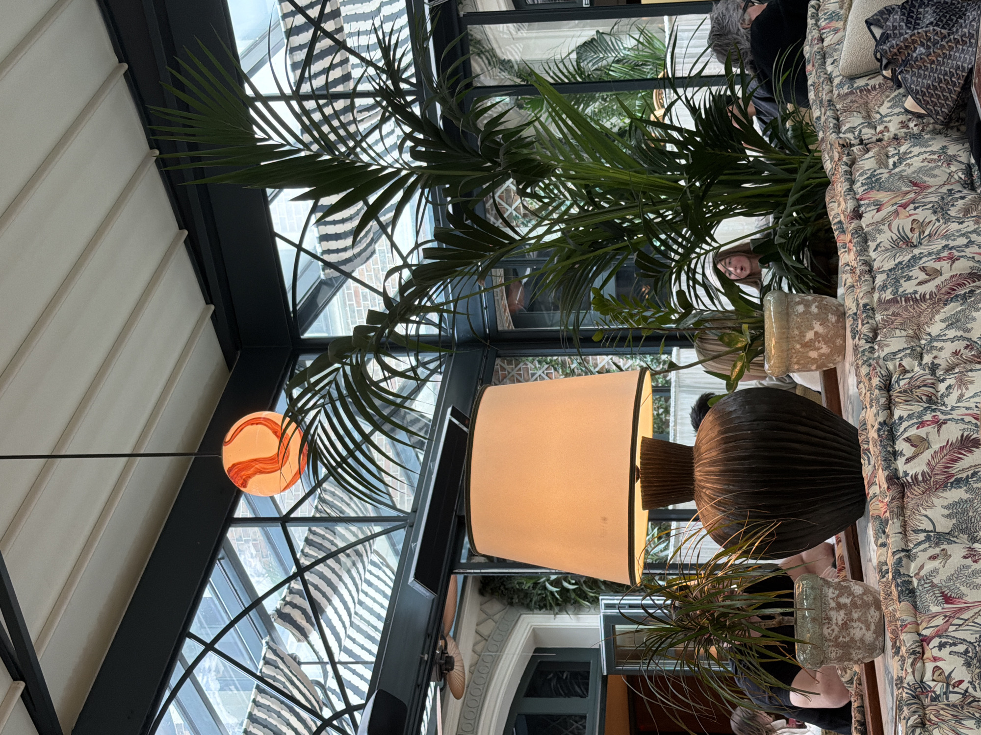 Diners enjoy lunch at Paris restaurant
