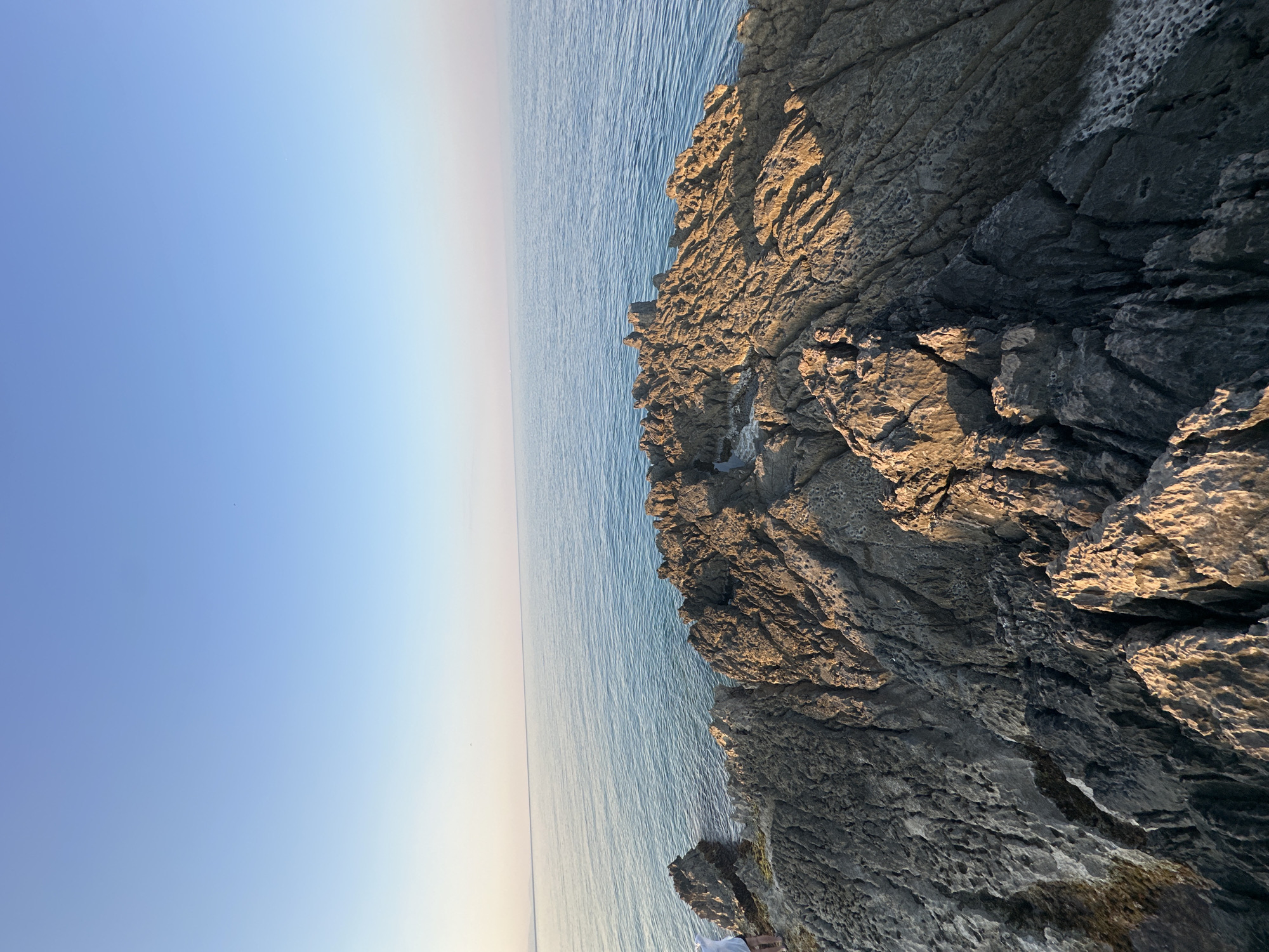 Early morning on the Adriatic rocks at Kovačko Polje