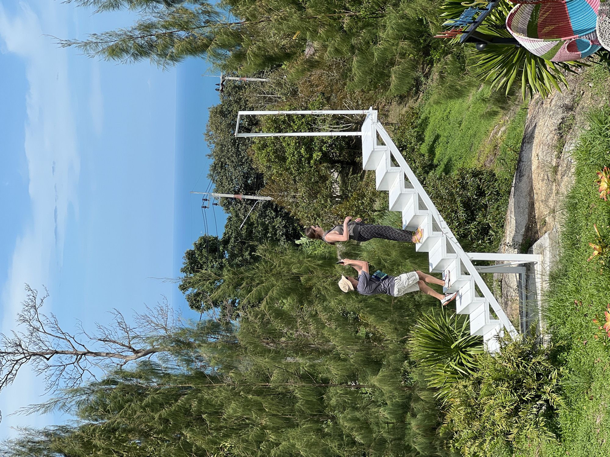 Early morning visitors gather at Baan Thurian coastal viewpoint