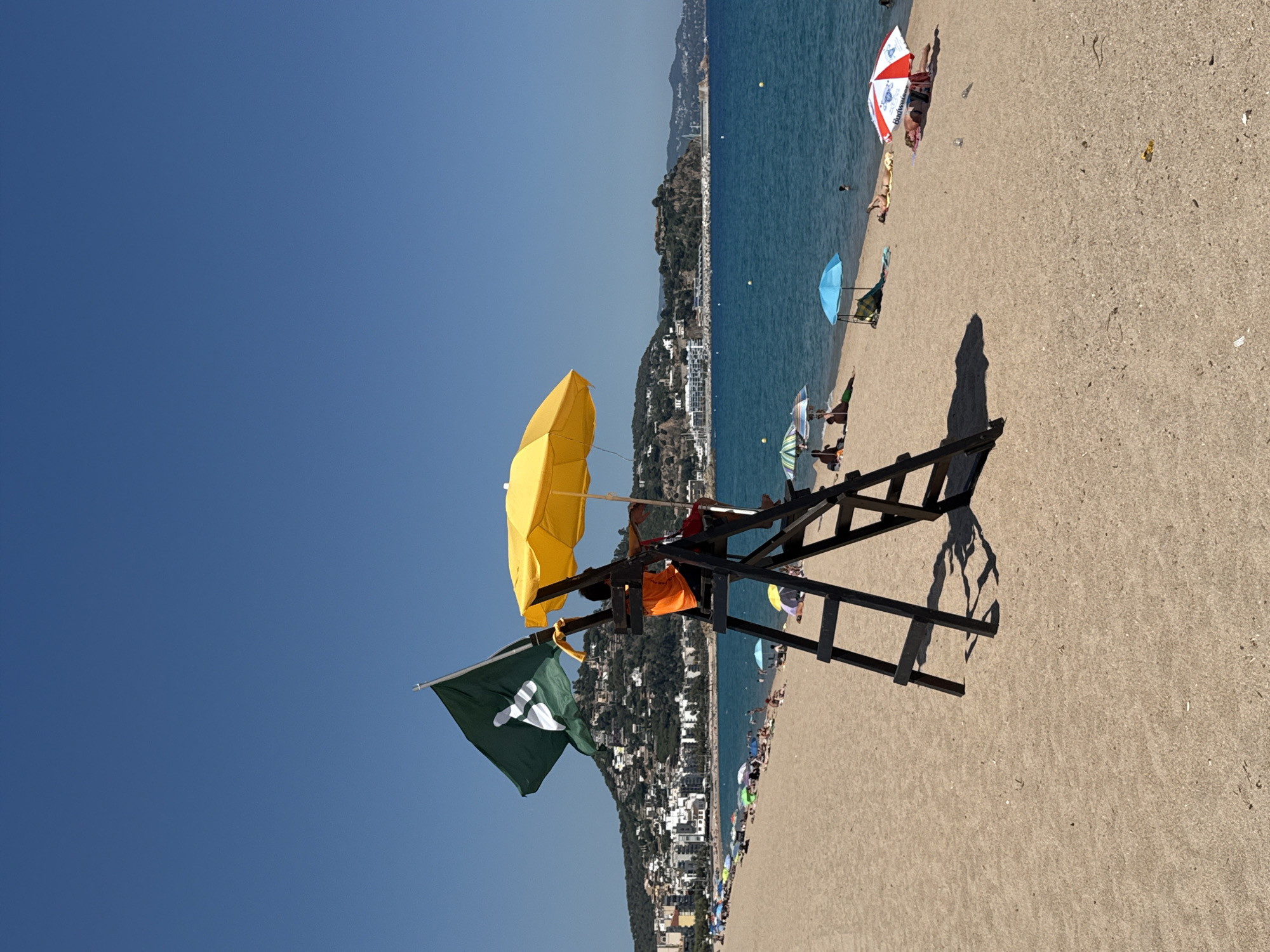 Summer afternoon snapshots from Blanes' beachfront and streets