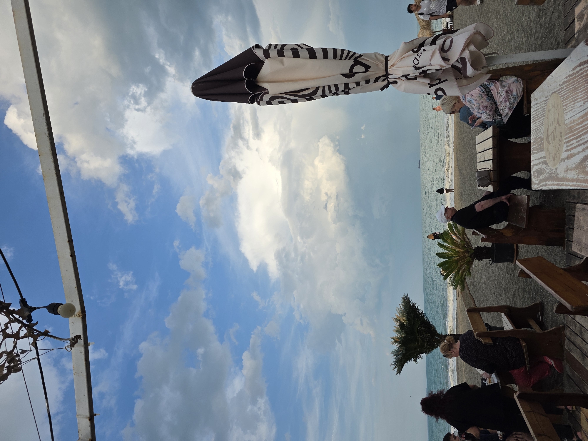 Dusk beach scene documented in Burgas, Bulgaria